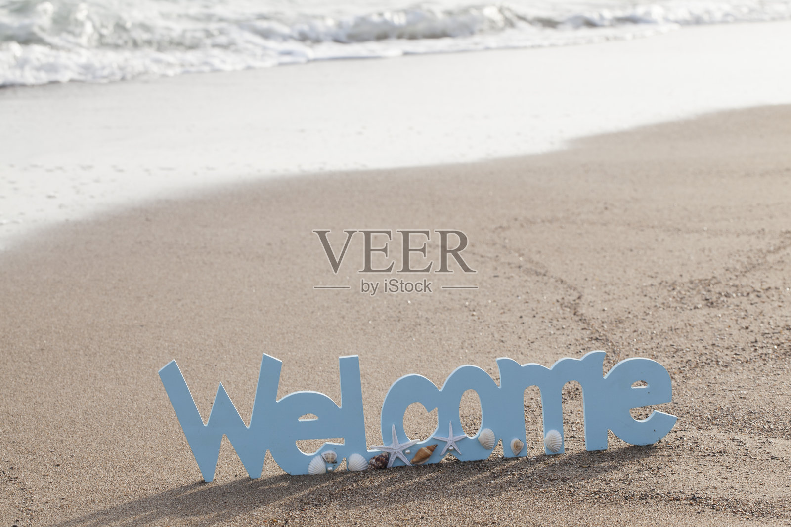 欢迎来到海滩照片摄影图片