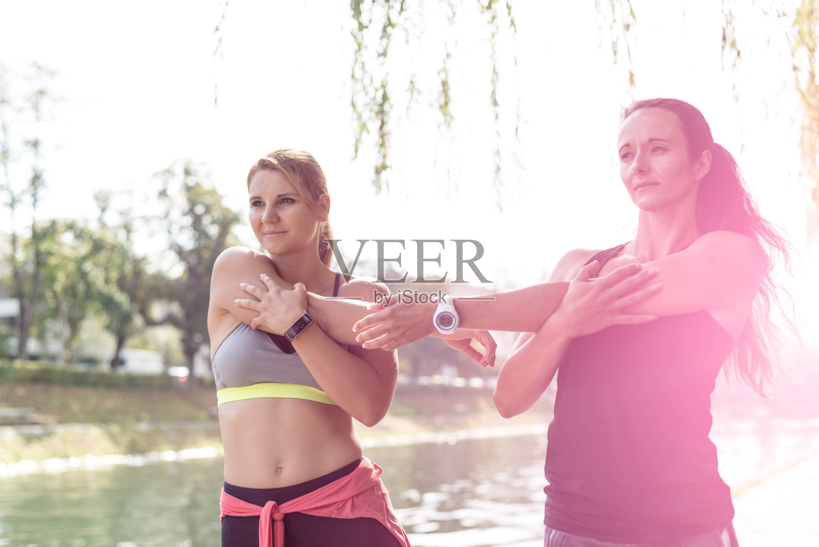 伸展运动照片摄影图片