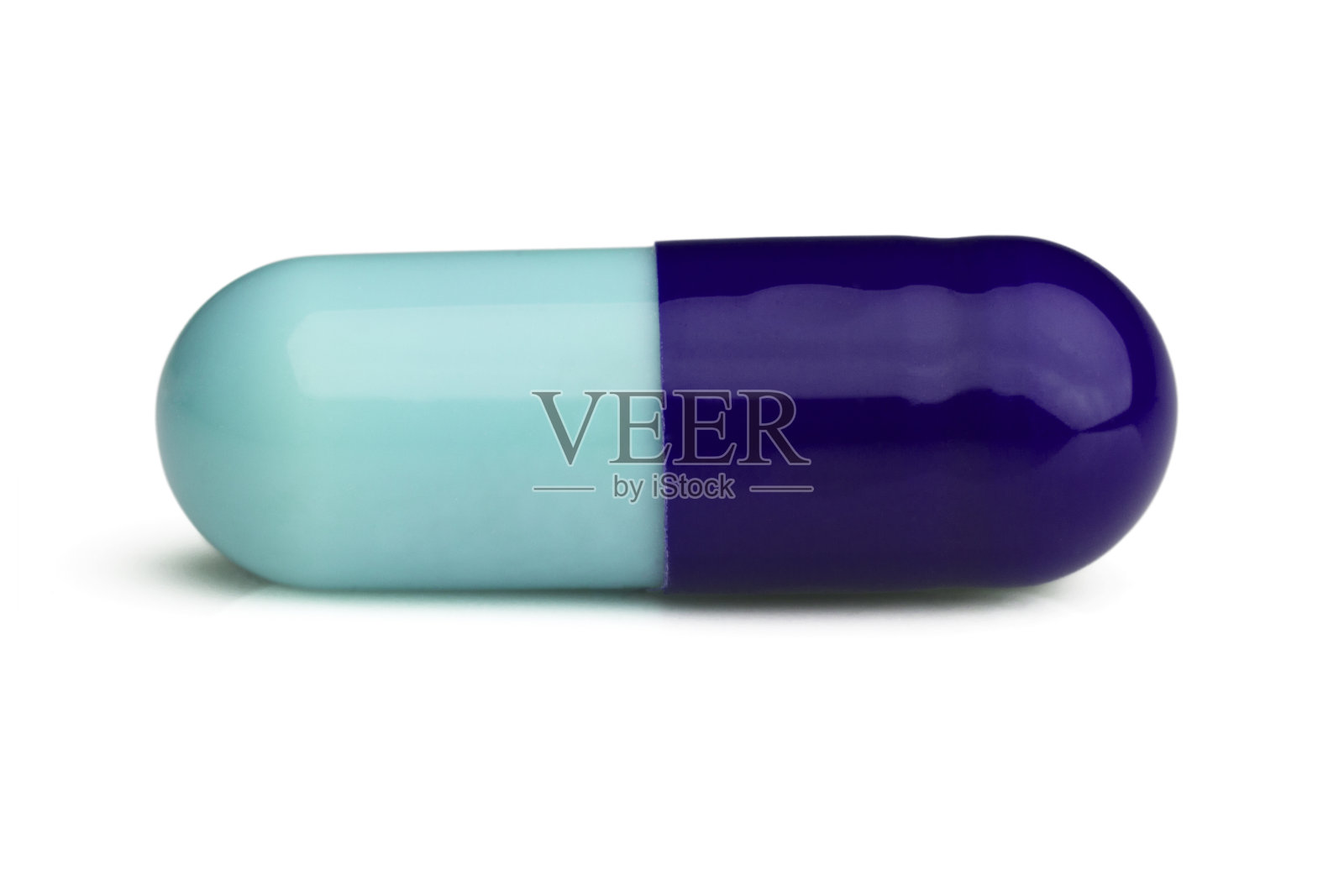 蓝色胶囊照片摄影图片