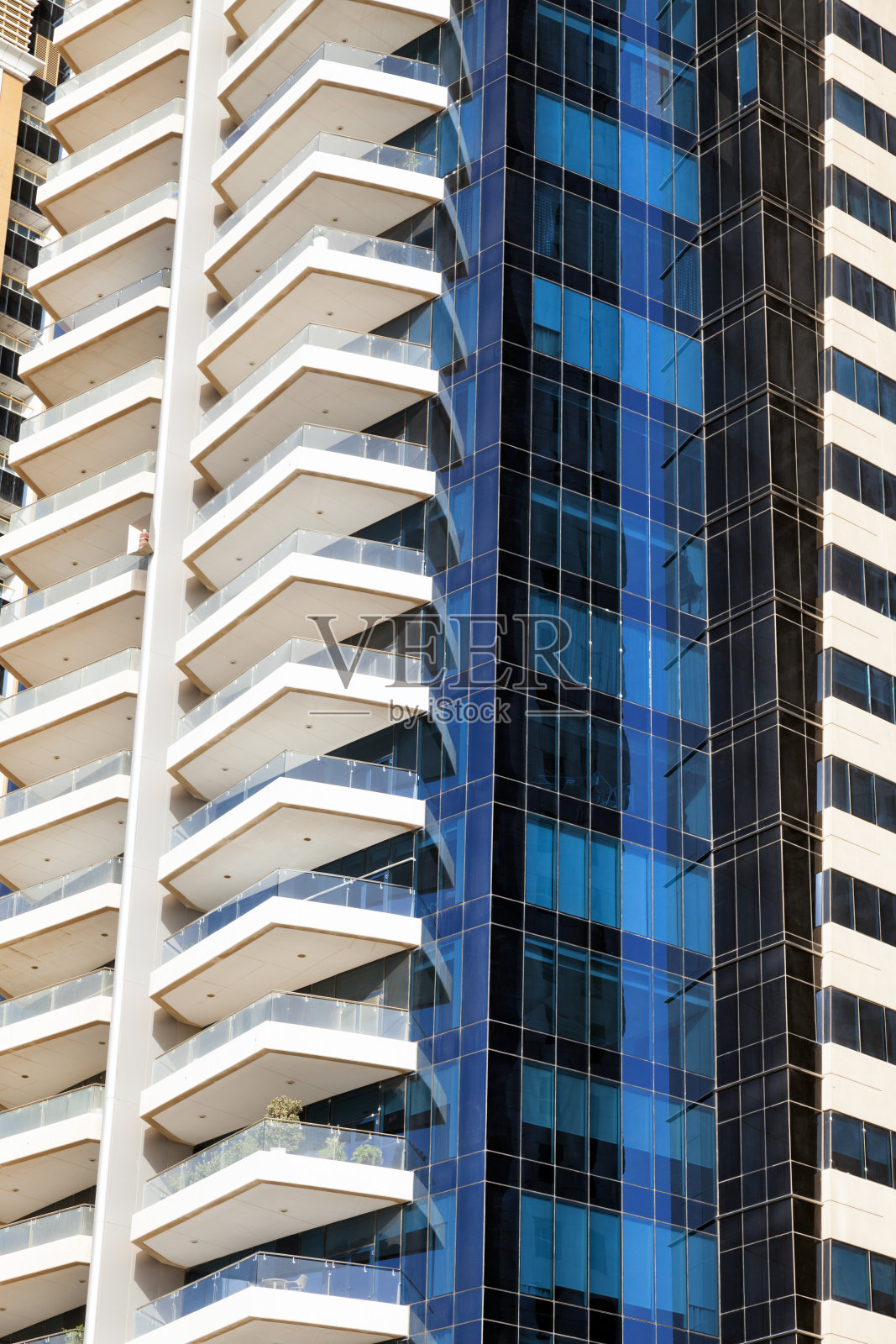 阿拉伯联合酋长国迪拜码头住宅摩天大楼照片摄影图片