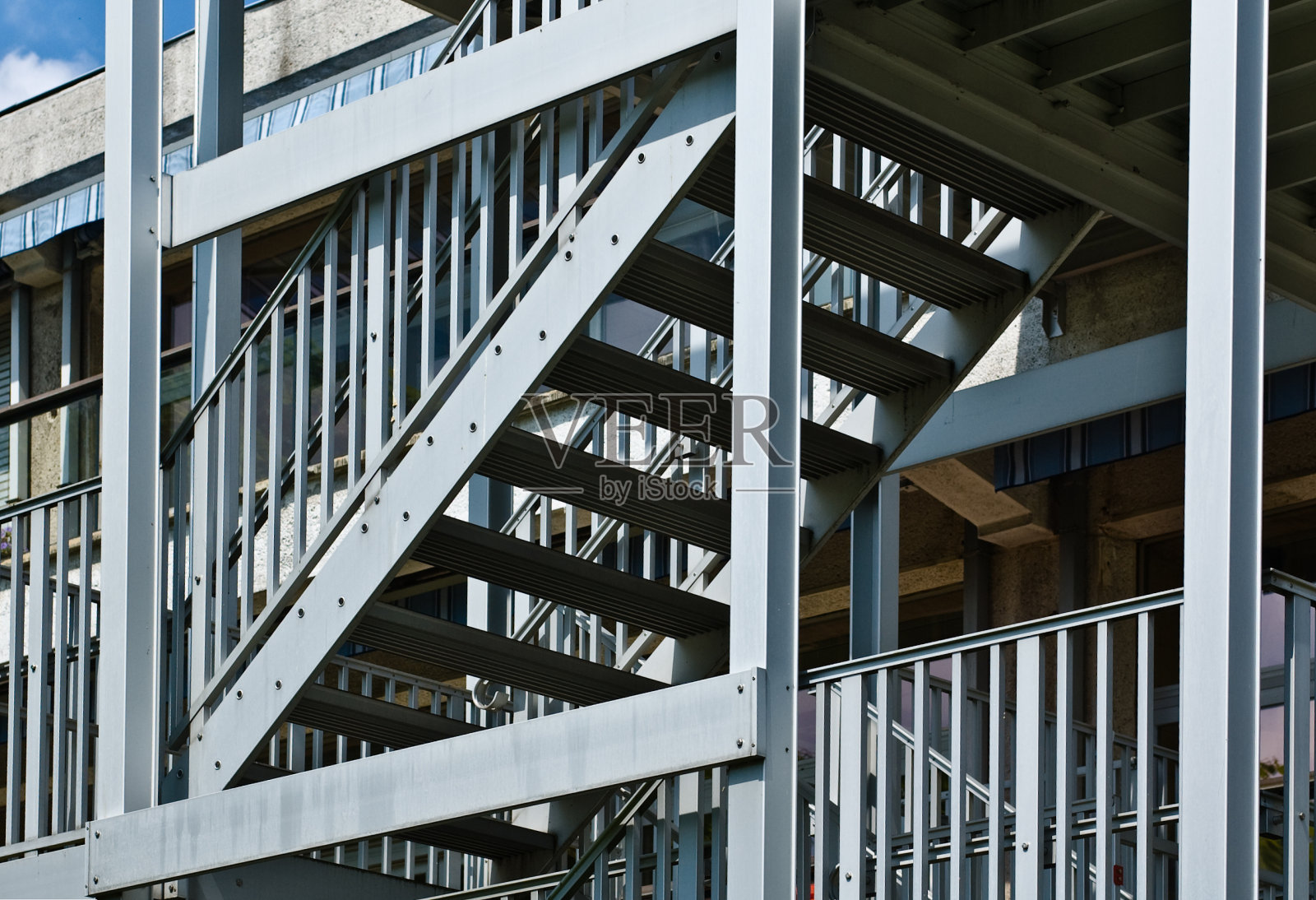 铁楼梯照片摄影图片