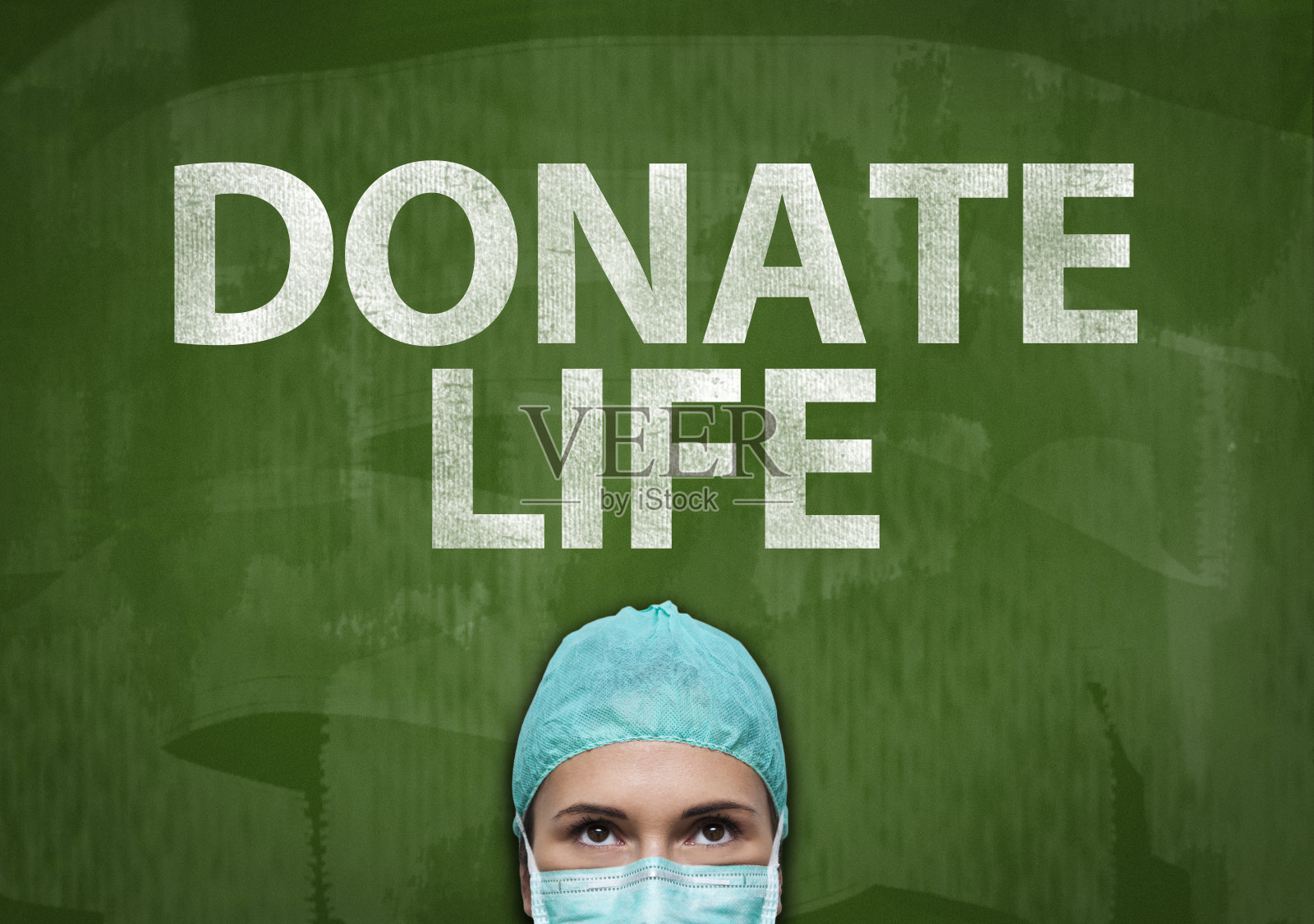 捐赠生命/绿板概念(点击查看更多)照片摄影图片