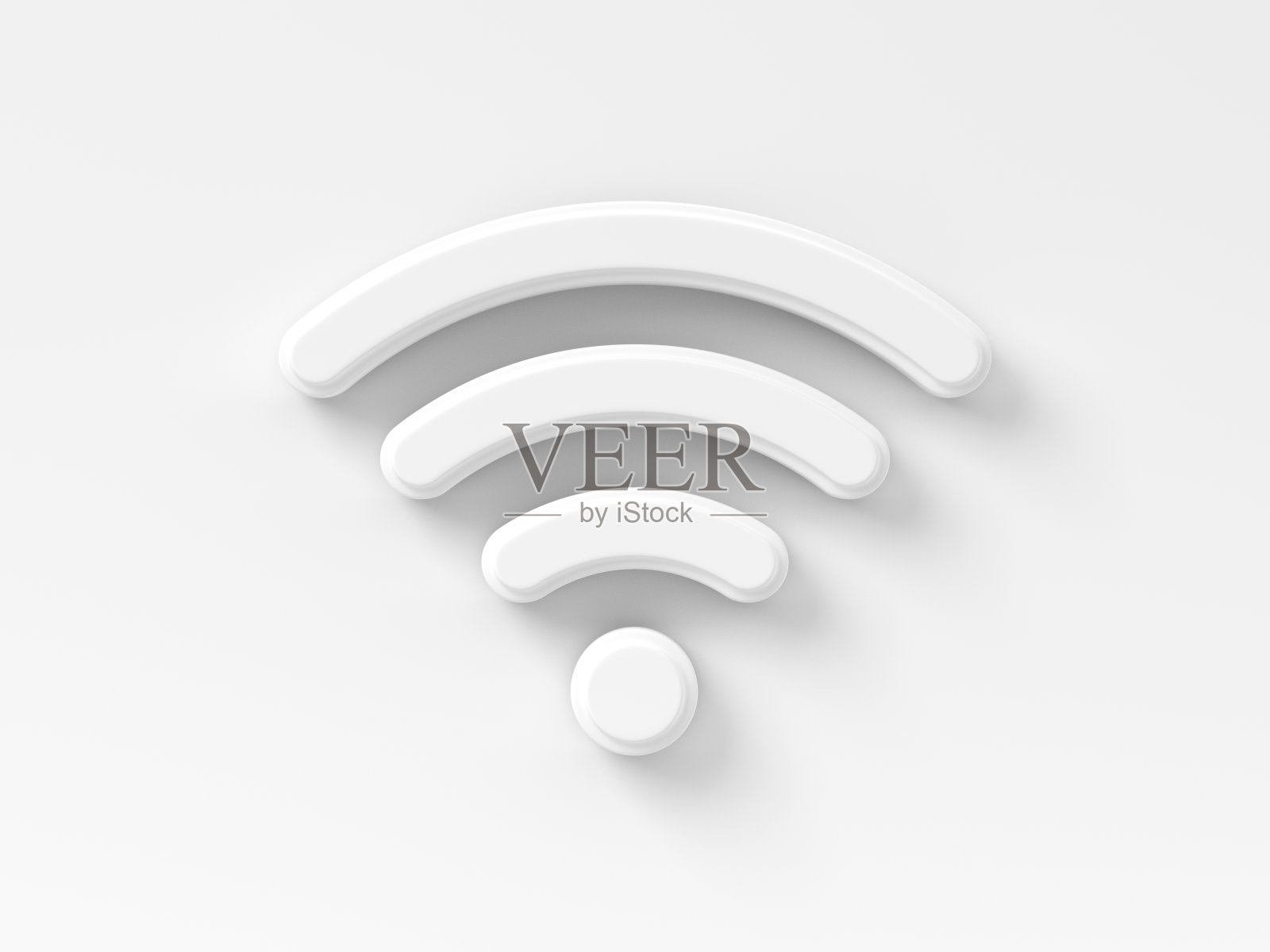 墙上的无线符号照片摄影图片