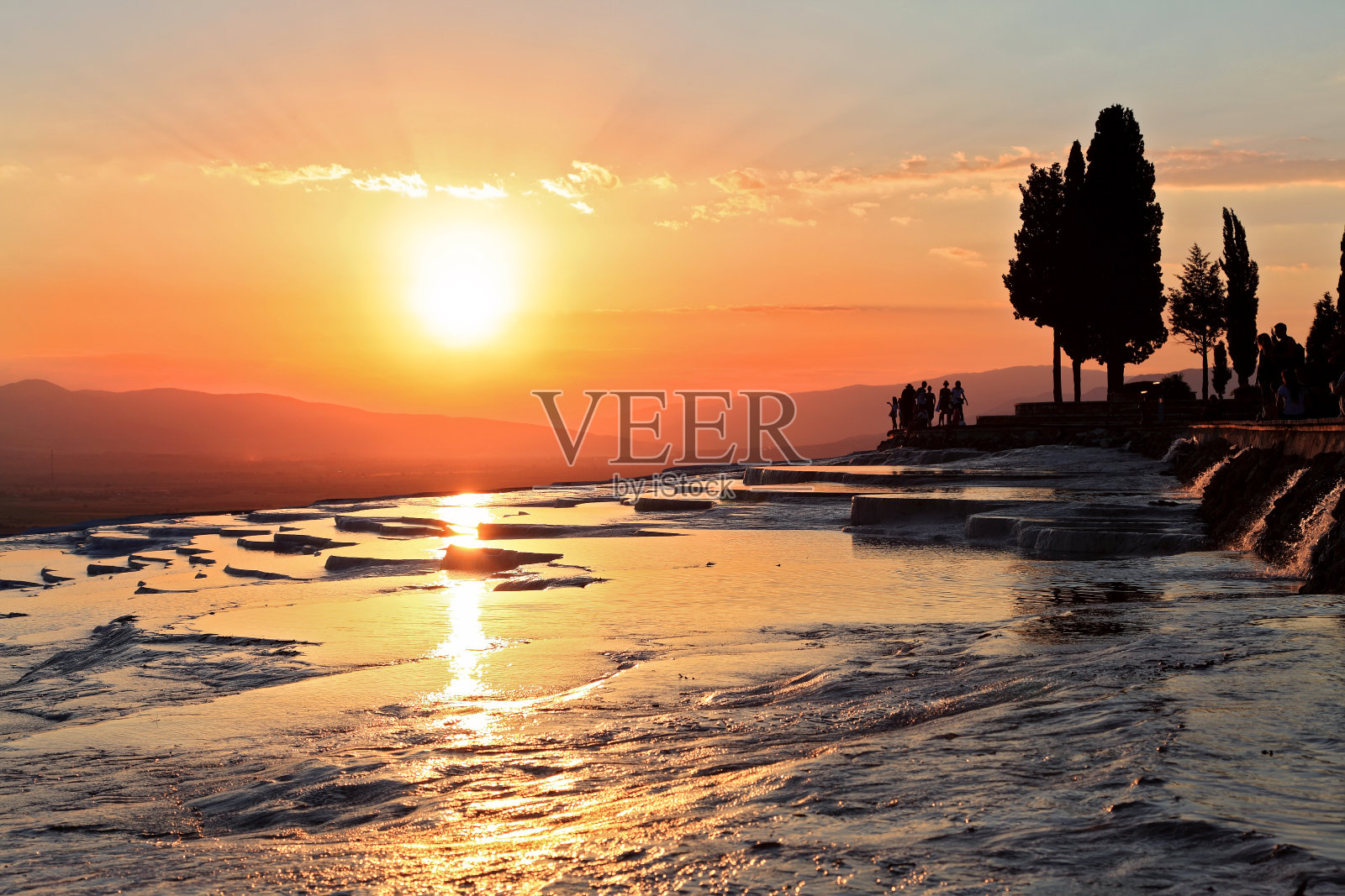 帕穆卡莱波兰语照片摄影图片