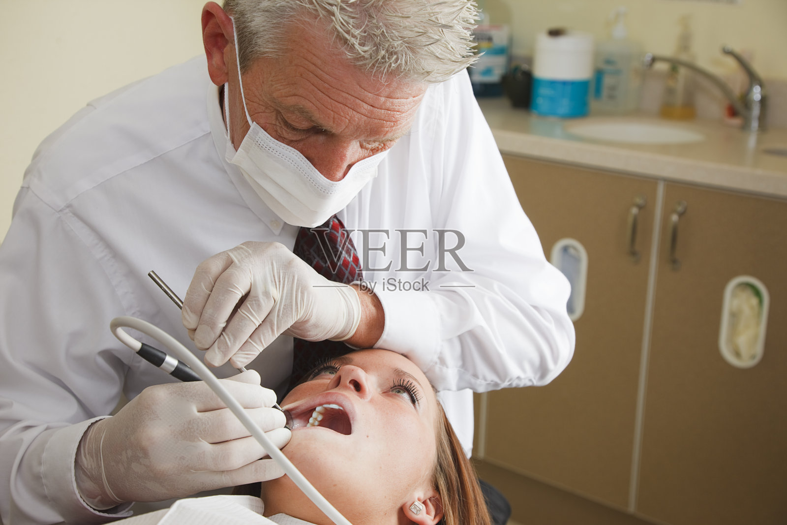 牙科病人照片摄影图片