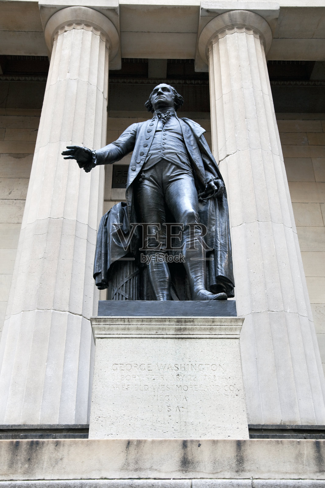 乔治·华盛顿雕像照片摄影图片