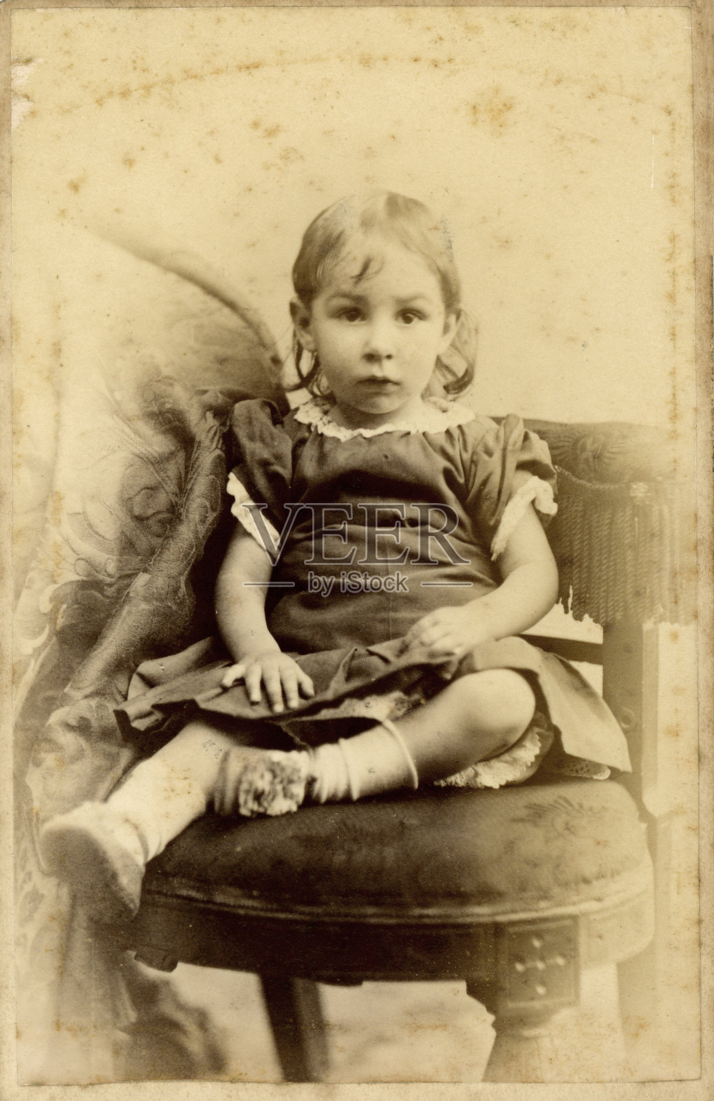 年轻的维多利亚女孩老照片照片摄影图片