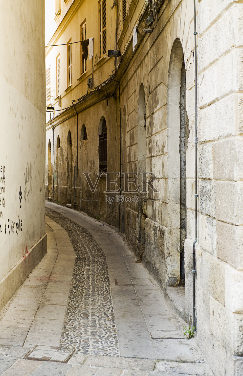 萨萨里小街照片摄影图片