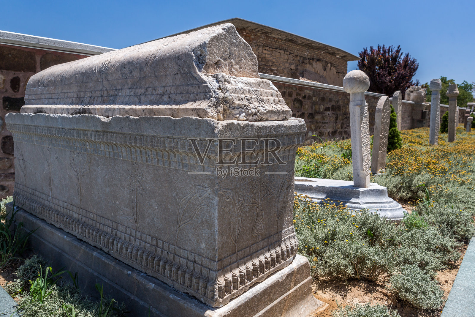 老奥斯曼墓园照片摄影图片