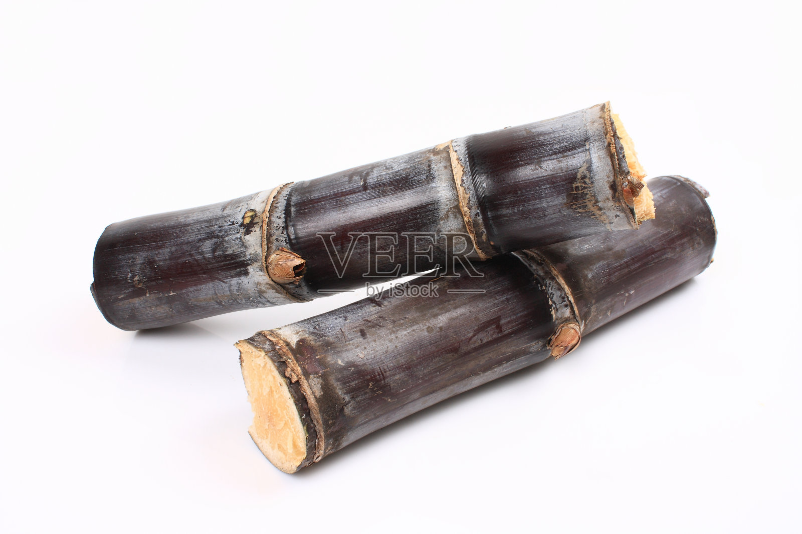 白色背景上的甘蔗照片摄影图片