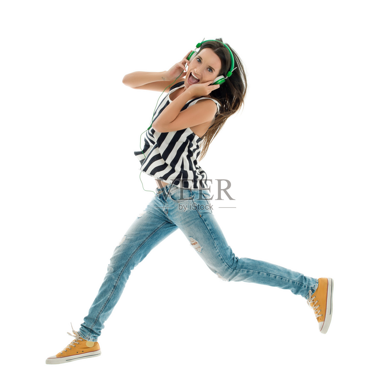 听音乐照片摄影图片