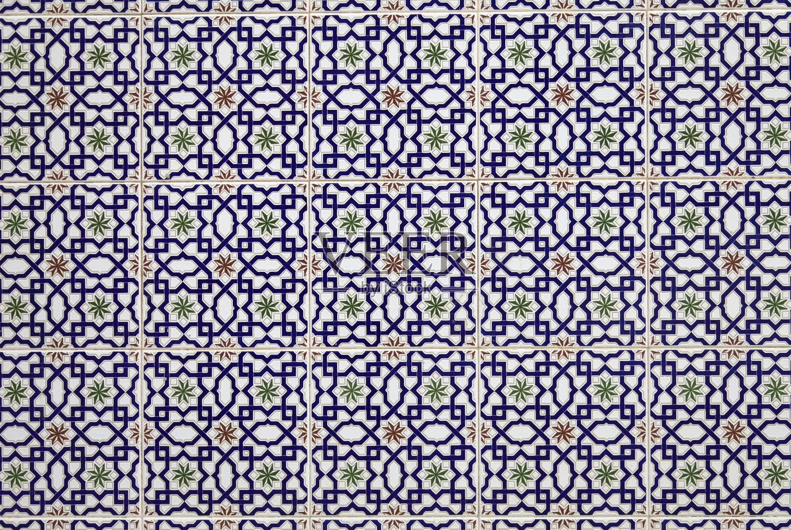 旧的安达卢西亚瓷砖照片摄影图片