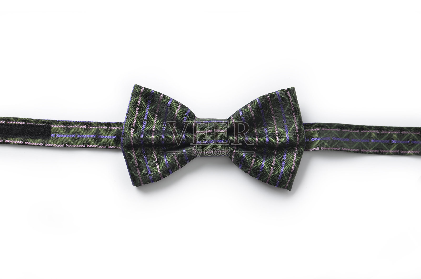 绿色蝴蝶结与标记照片摄影图片