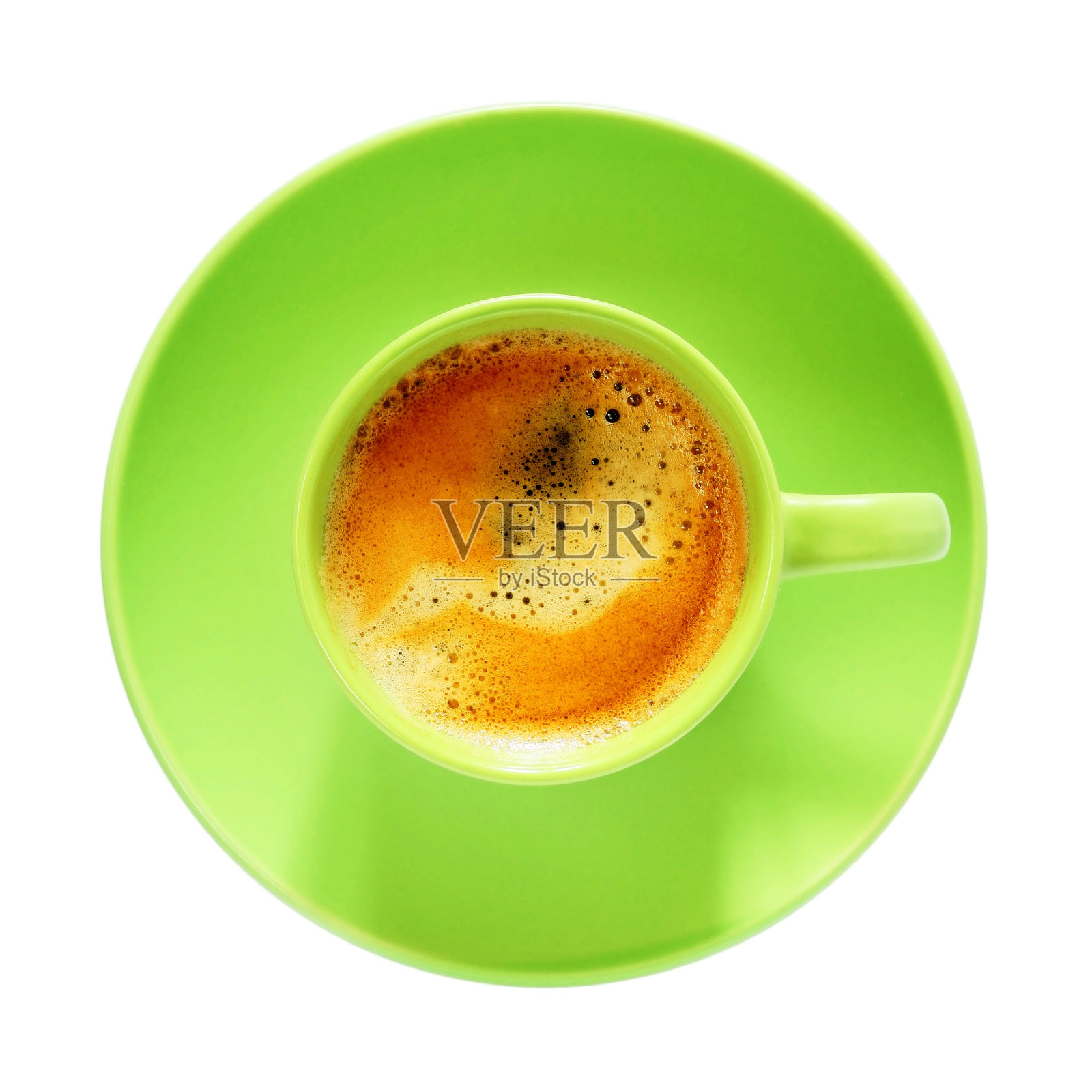 绿杯咖啡照片摄影图片