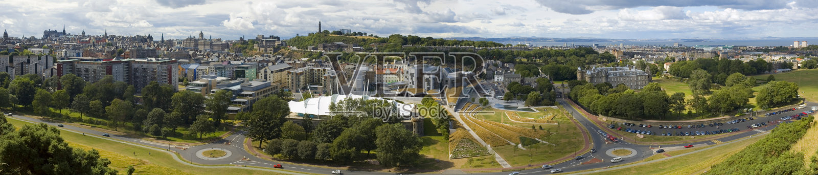 爱丁堡全景照片摄影图片