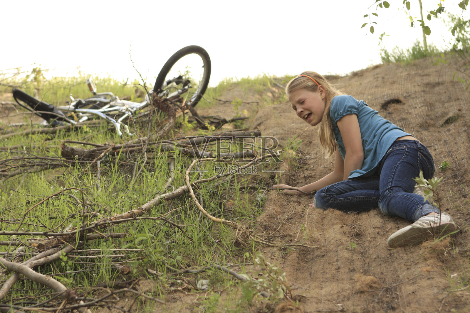 自行车事故照片摄影图片