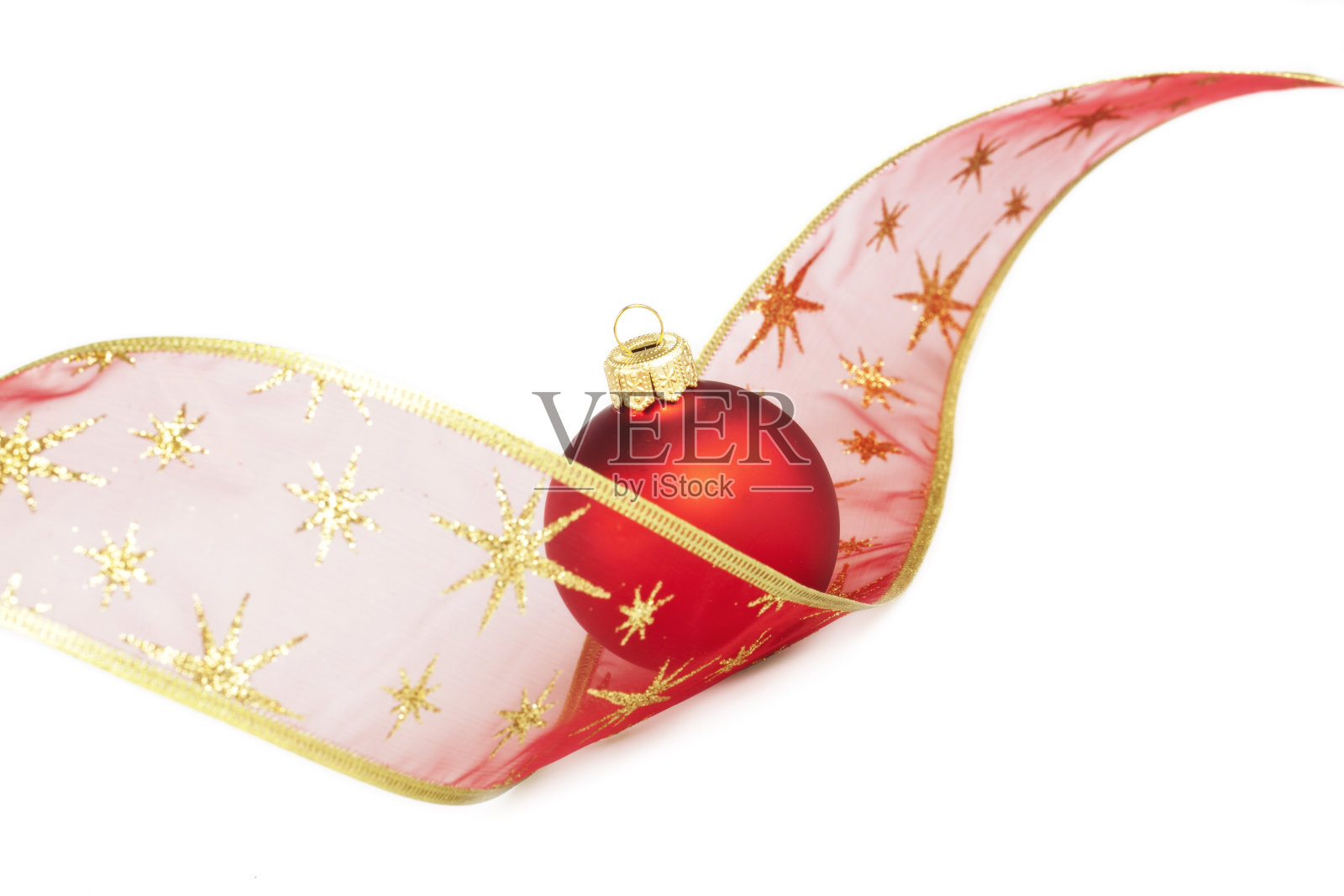 圣诞节的丝带照片摄影图片