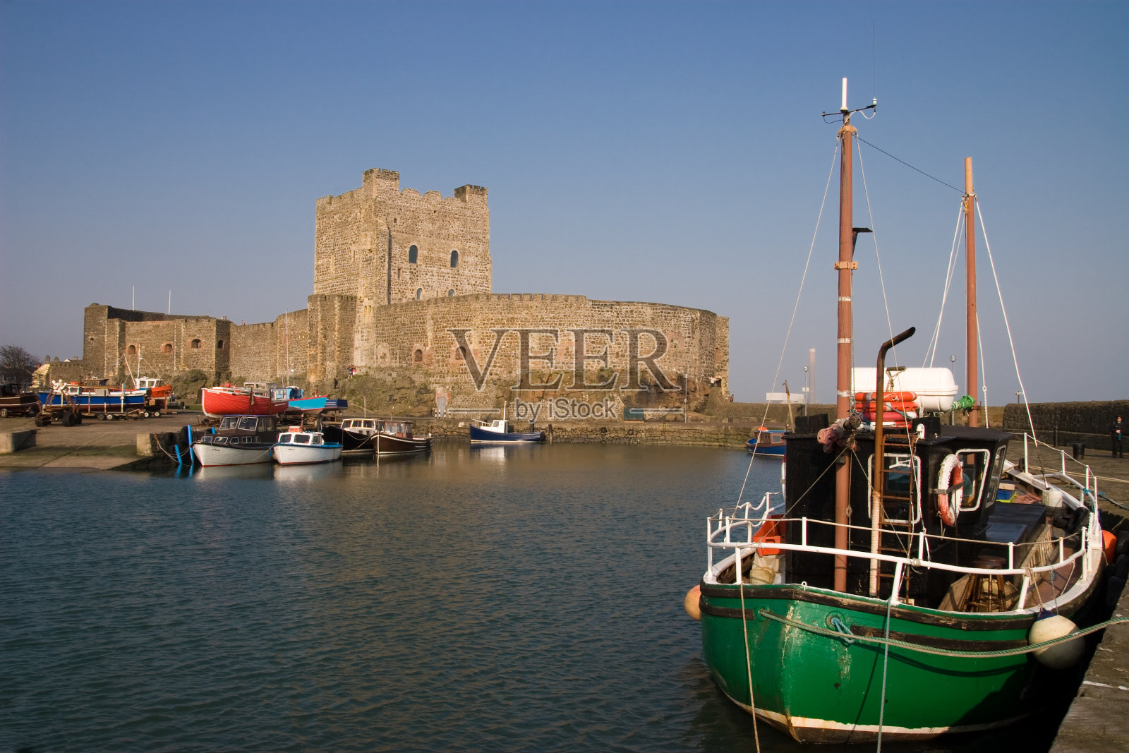 Carrickfergus城堡照片摄影图片