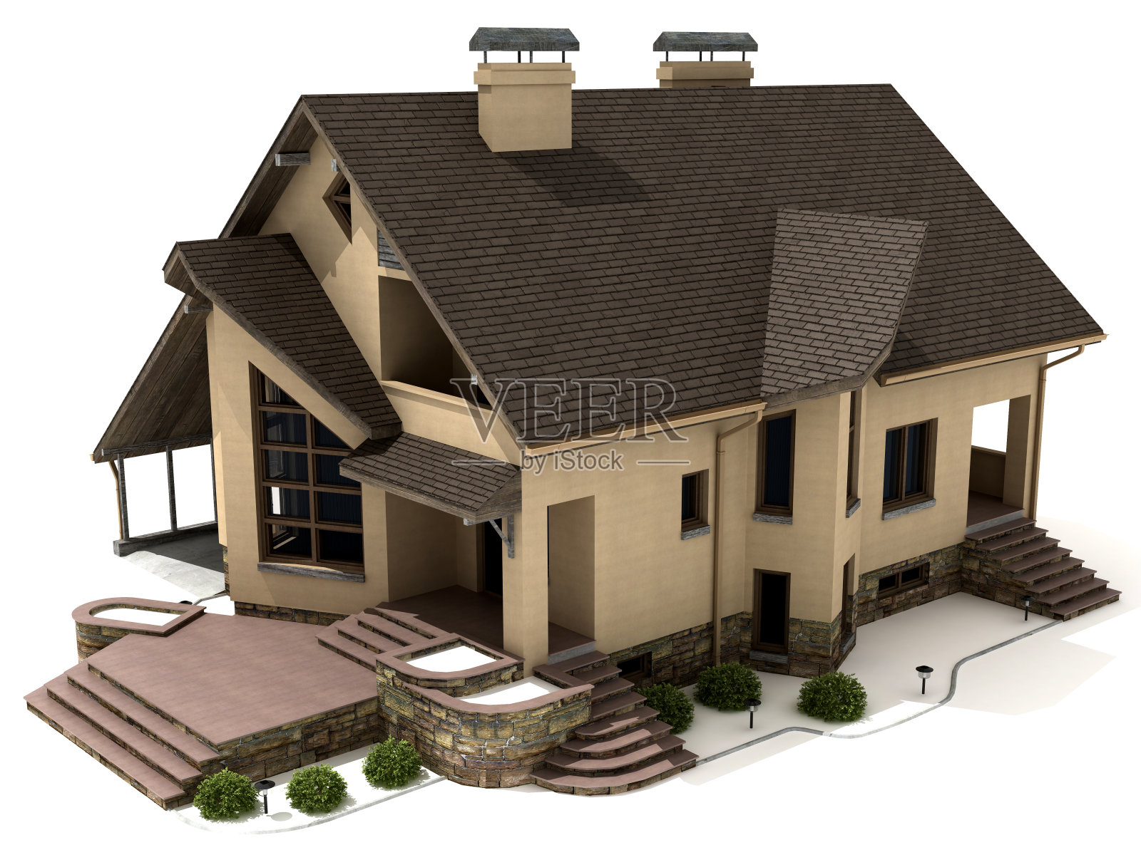 白色建筑照片摄影图片