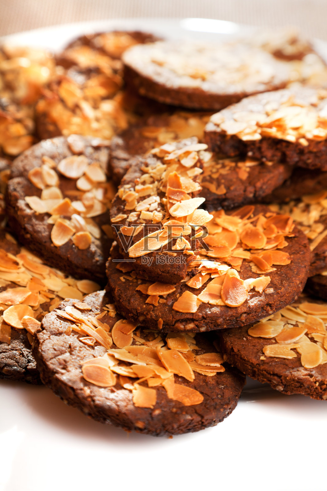 自制榛子饼干照片摄影图片