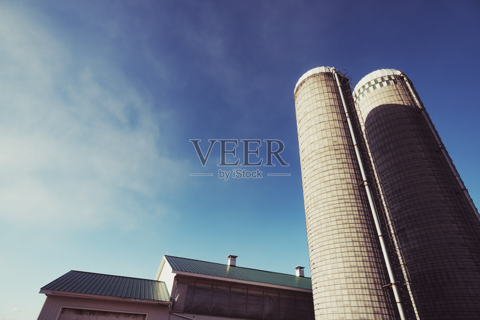 粮食筒仓照片摄影图片