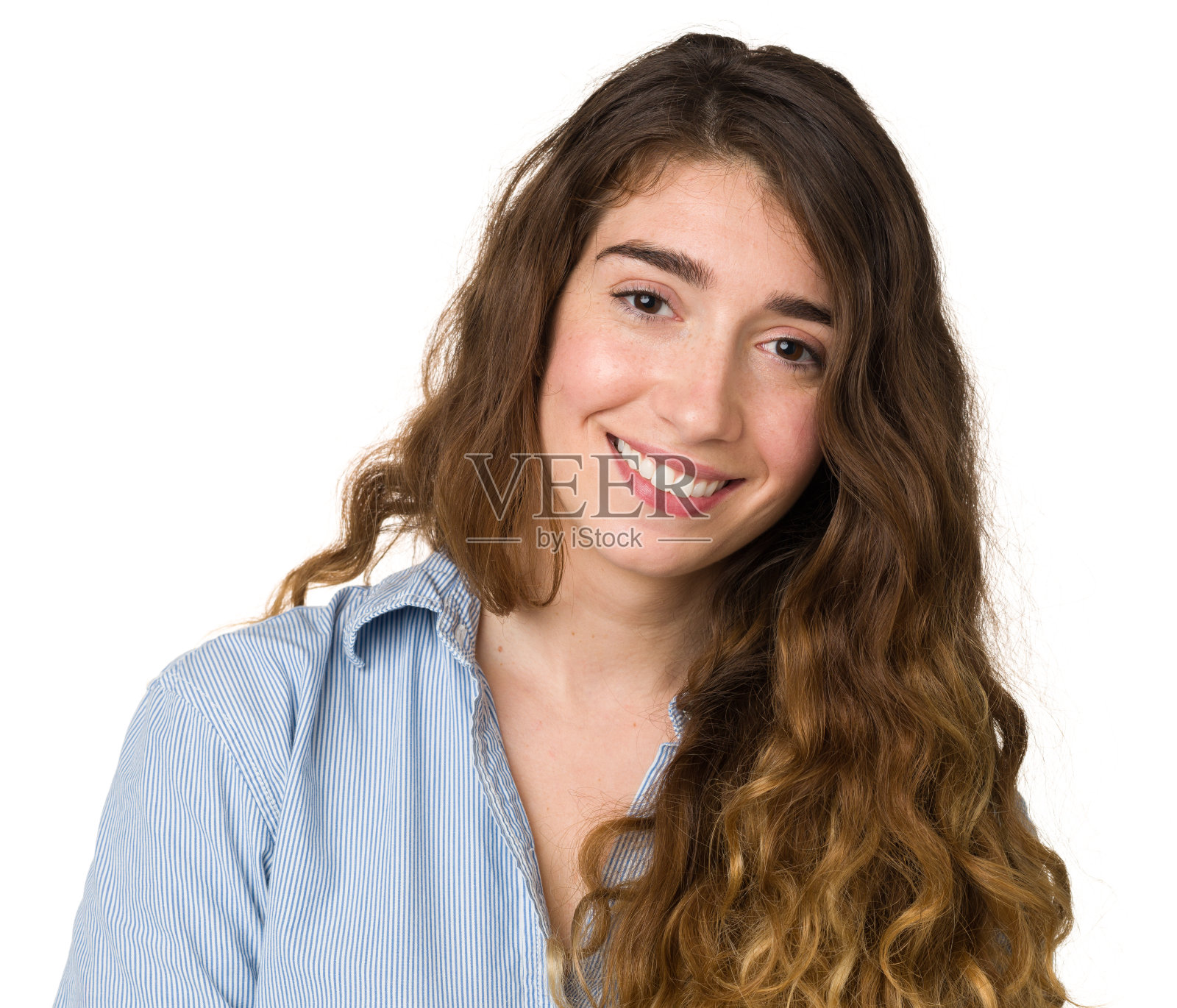 快乐年轻女人的肖像照片摄影图片