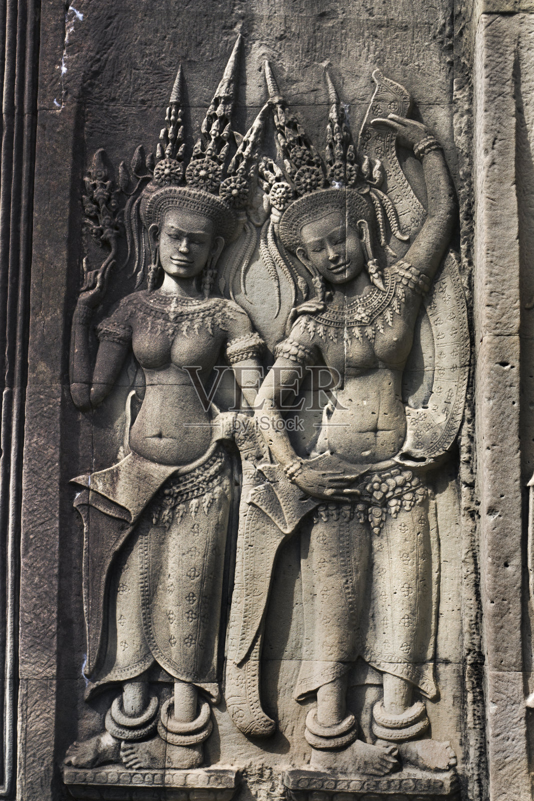 Ankor Wat Apsaras舞者照片摄影图片