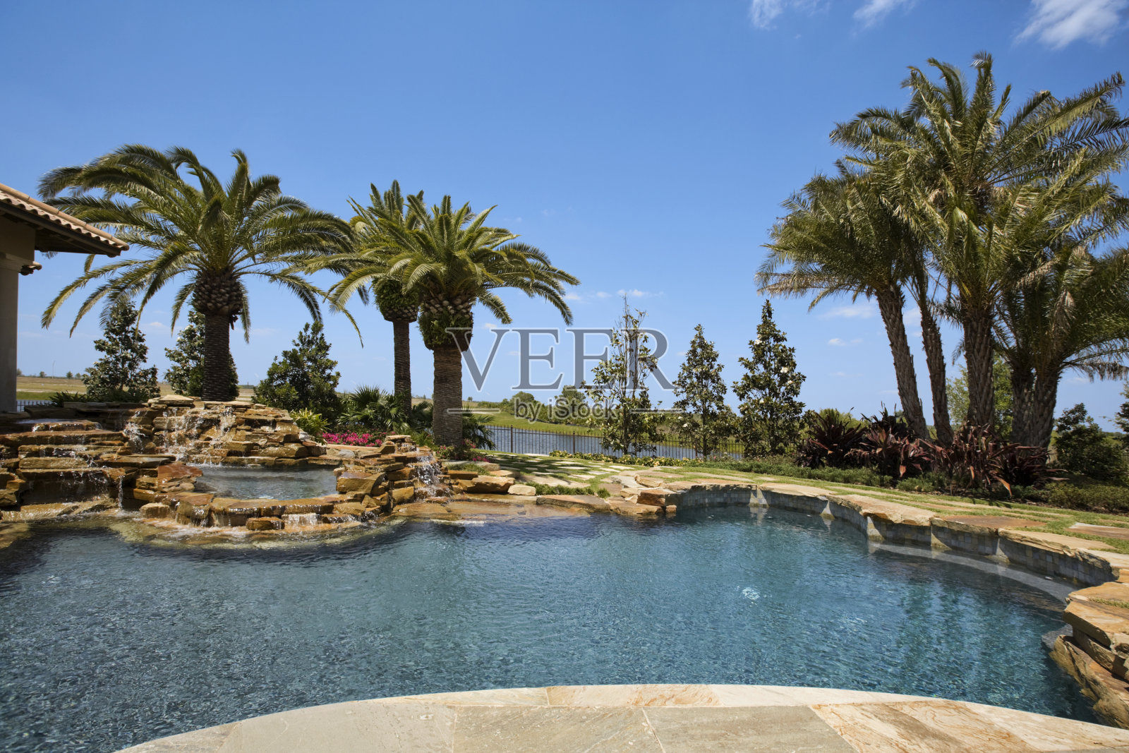 岩石柱身池照片摄影图片