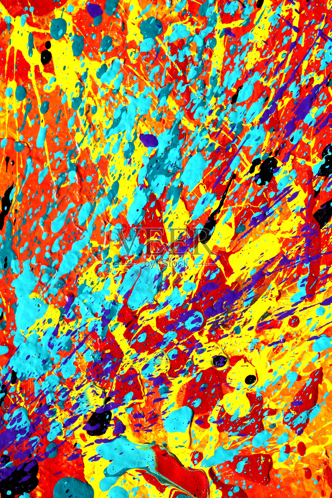 多色抽象艺术插画图片素材