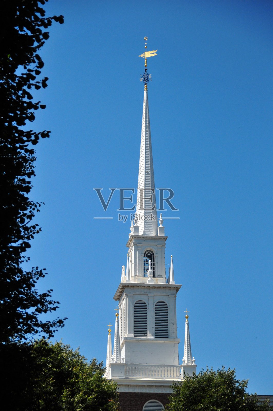 美国波士顿:老北教堂照片摄影图片