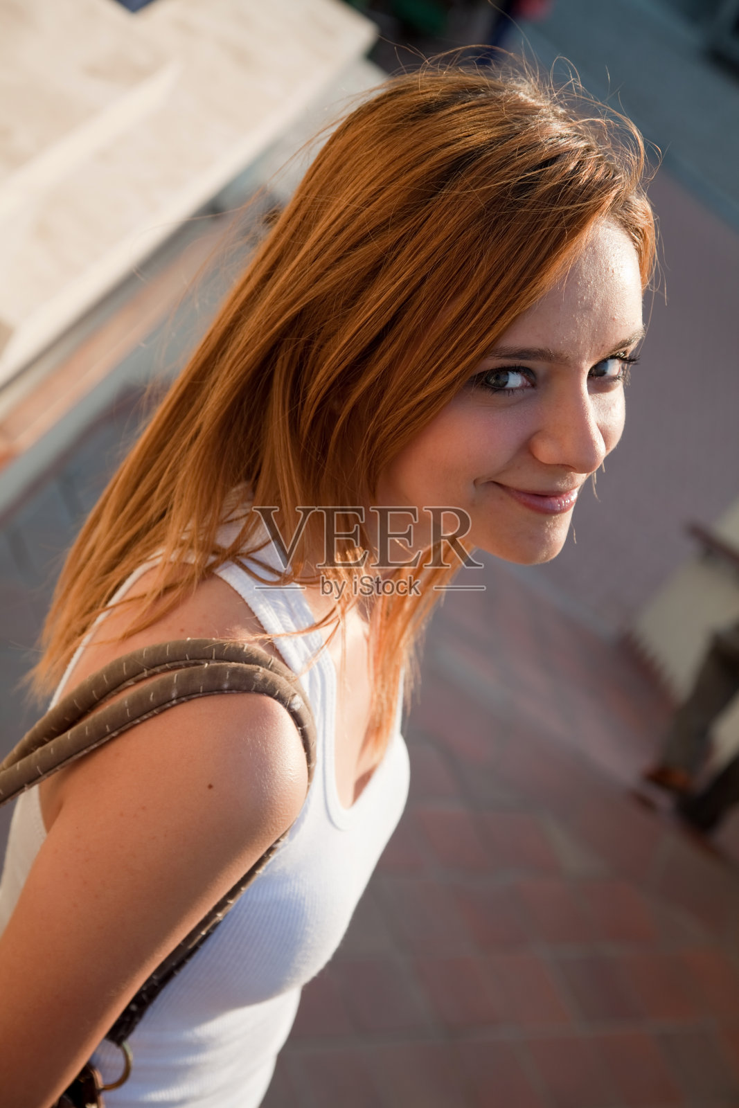 美丽少女肖像照片摄影图片