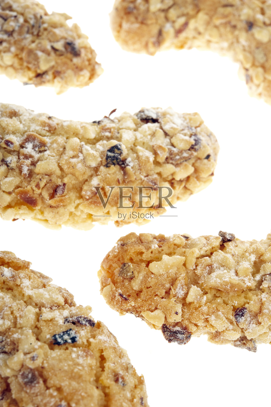 榛子饼干。照片摄影图片