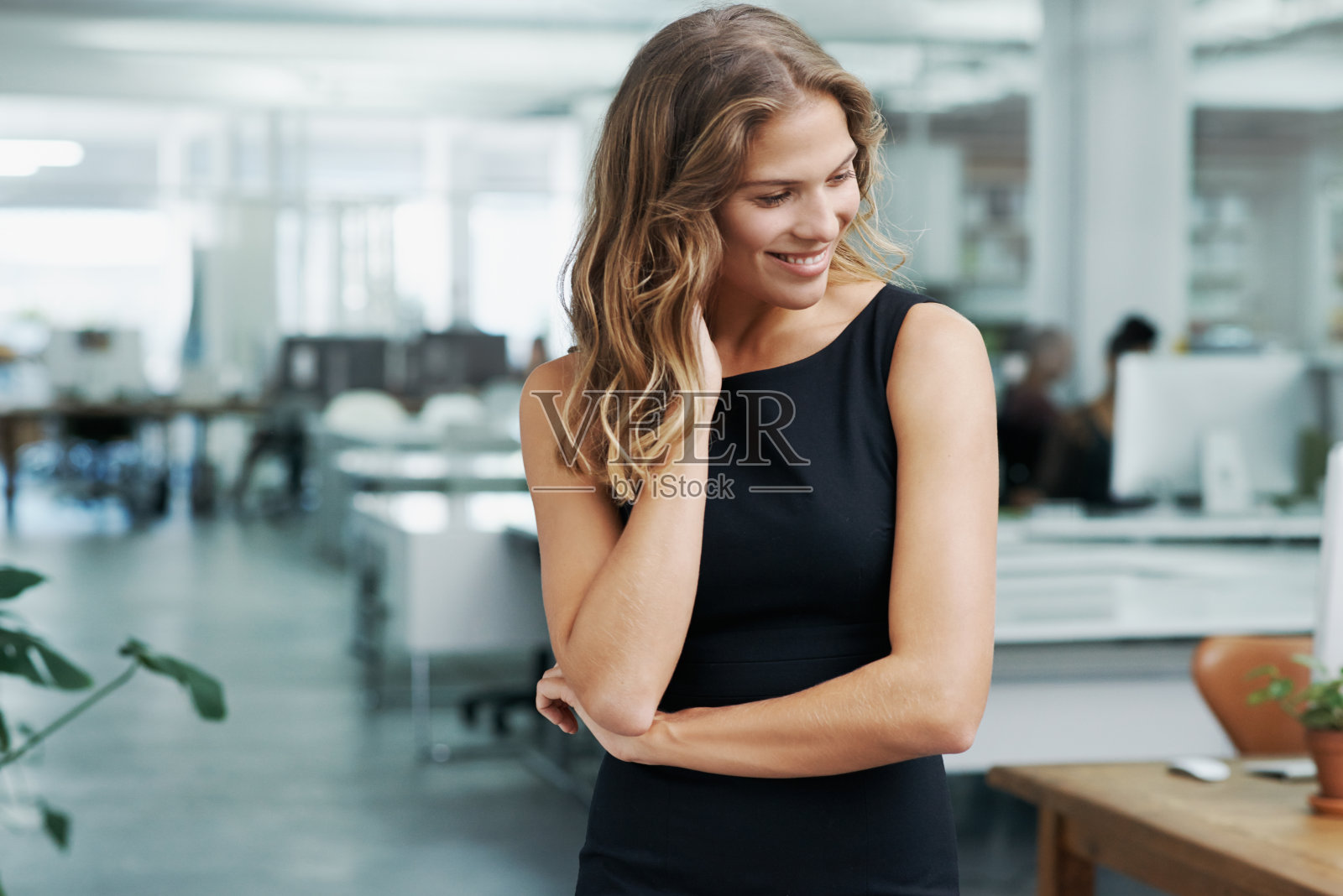 她的工作是她的激情所在照片摄影图片