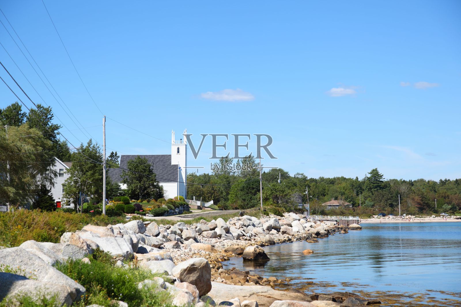 新斯科舍省米尔湾的新斯科舍省风景照片摄影图片