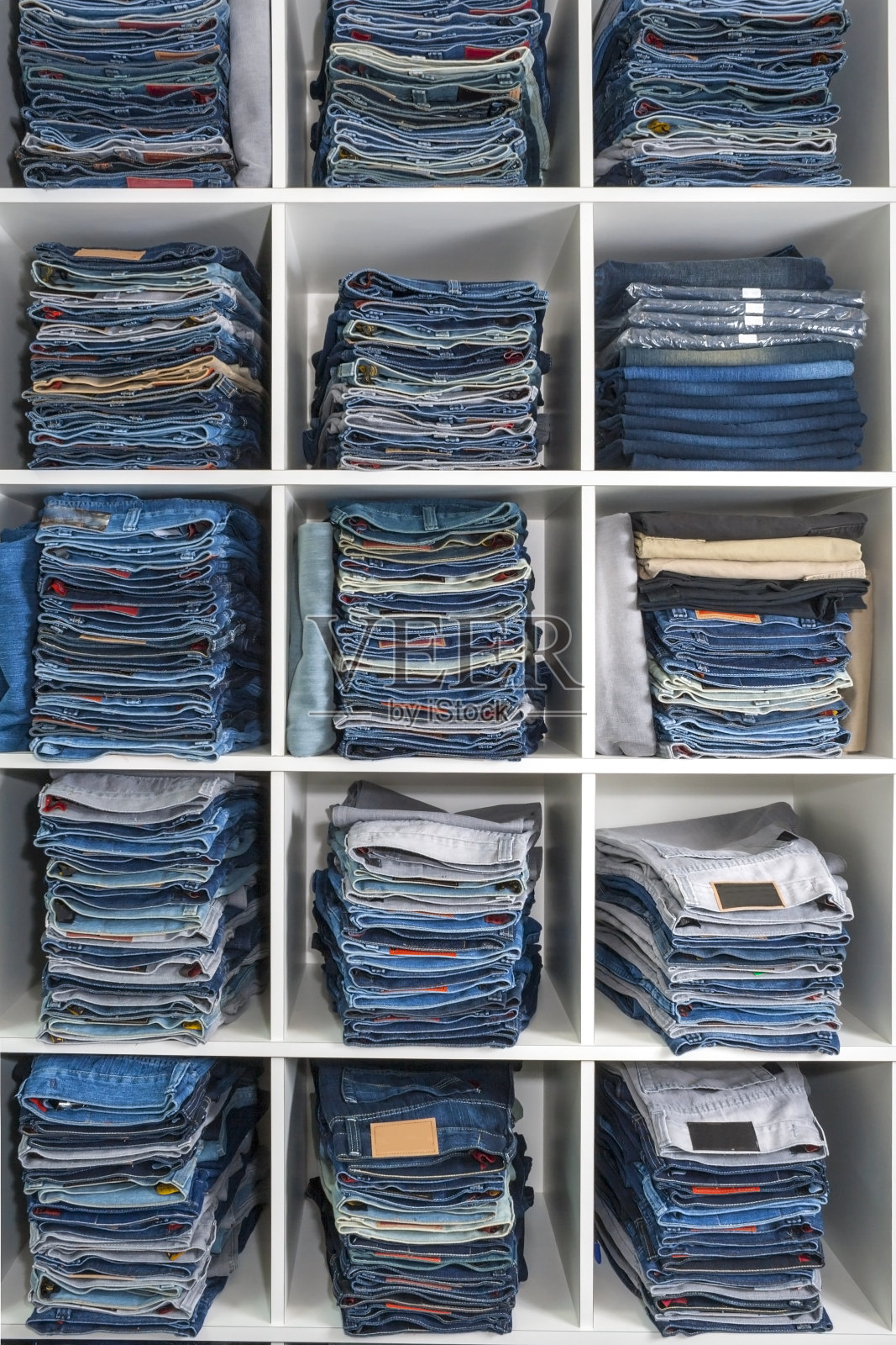 蓝色牛仔裤商店照片摄影图片