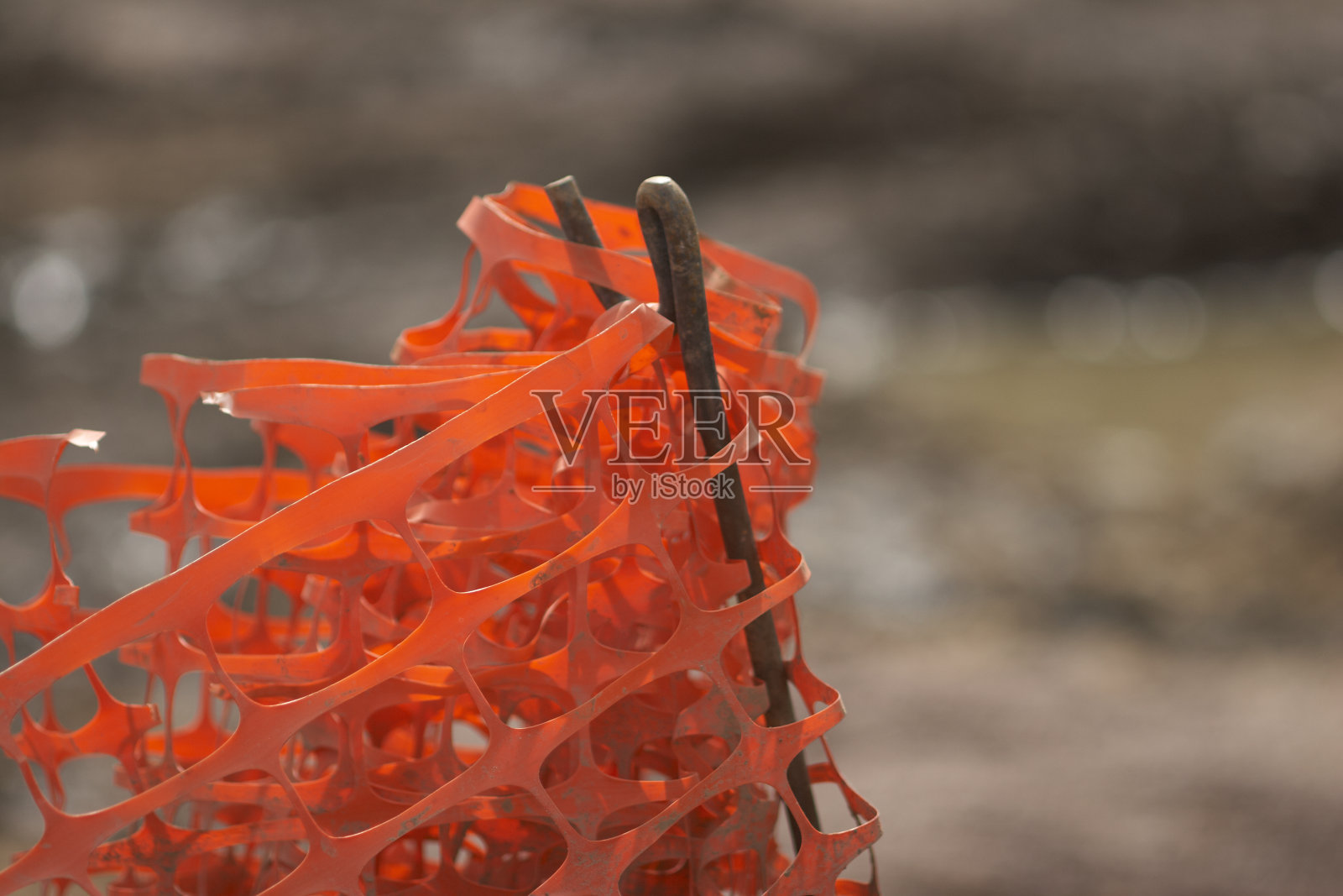 建筑工地的栅栏网照片摄影图片