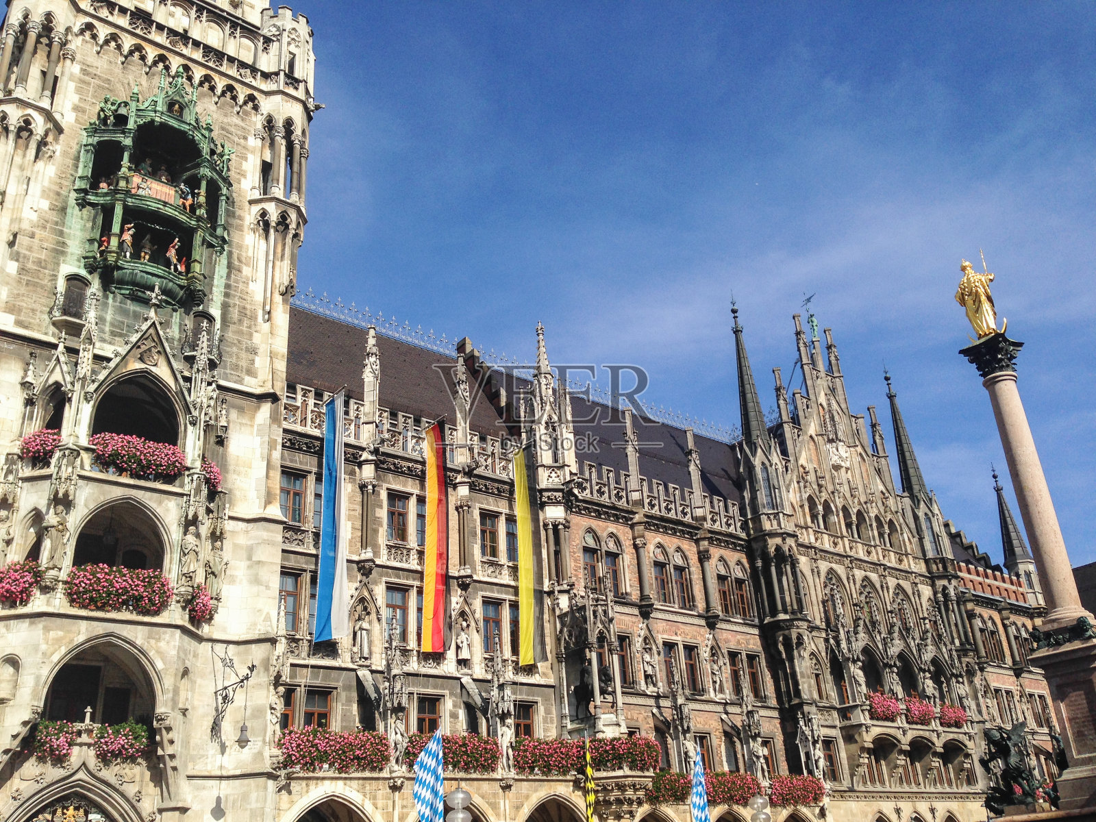 慕尼黑市政厅照片摄影图片