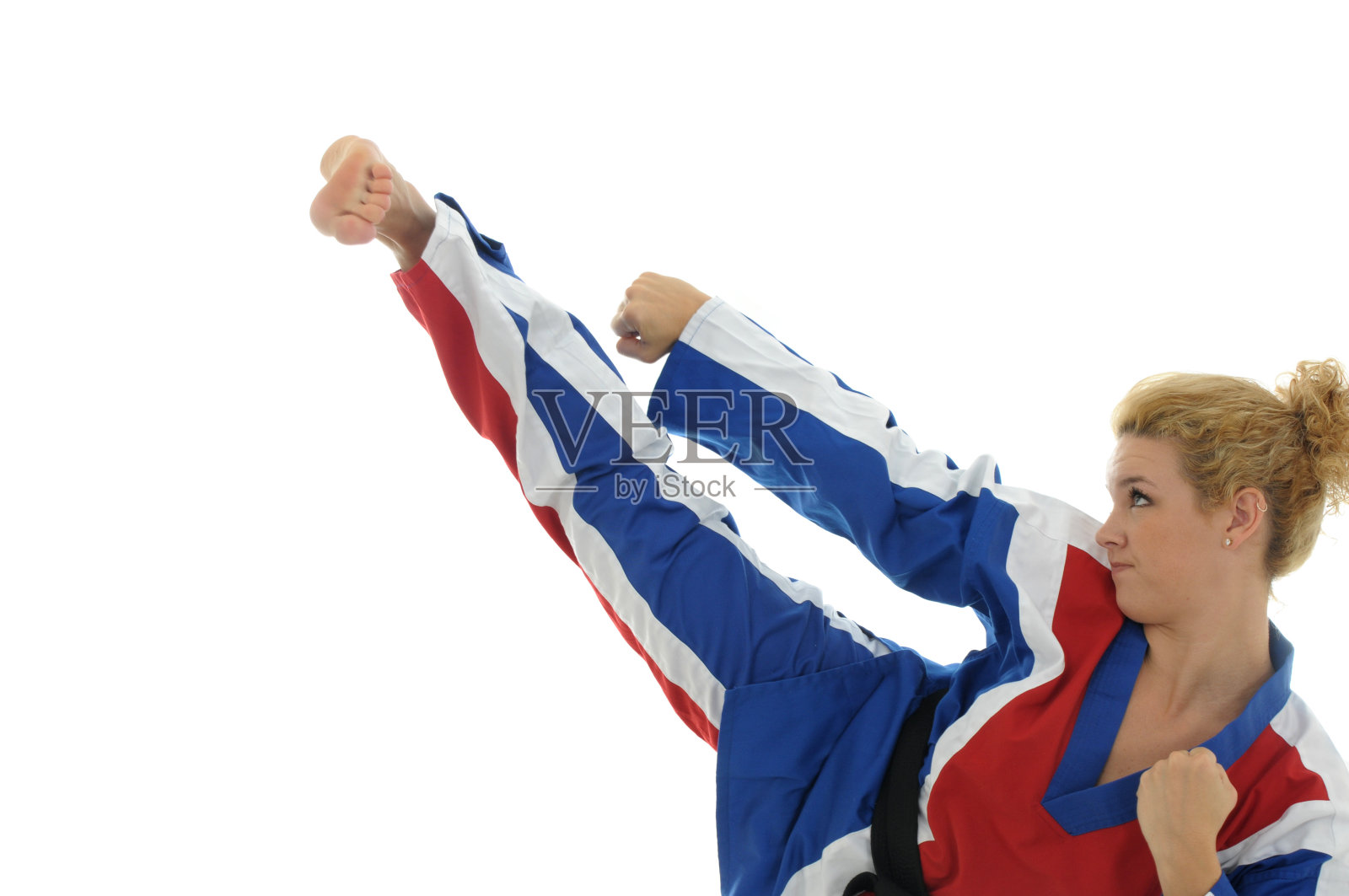 高踢腿照片摄影图片