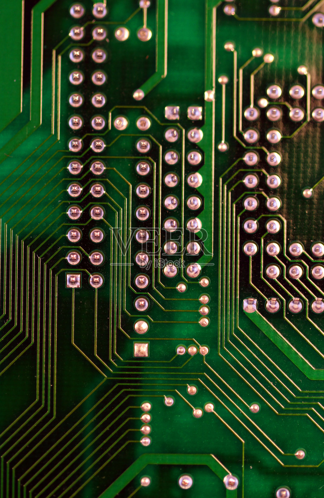 绿色的电路照片摄影图片