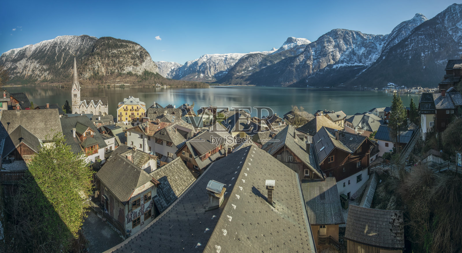 哈尔斯塔特Salzkammergut奥地利照片摄影图片
