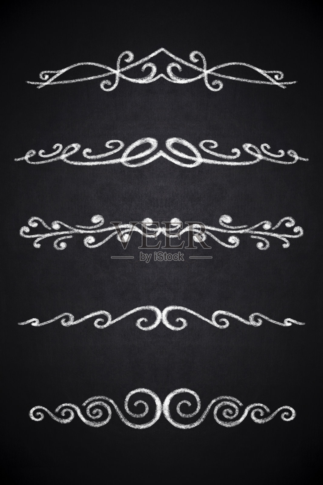 一套手绘装饰元素照片摄影图片