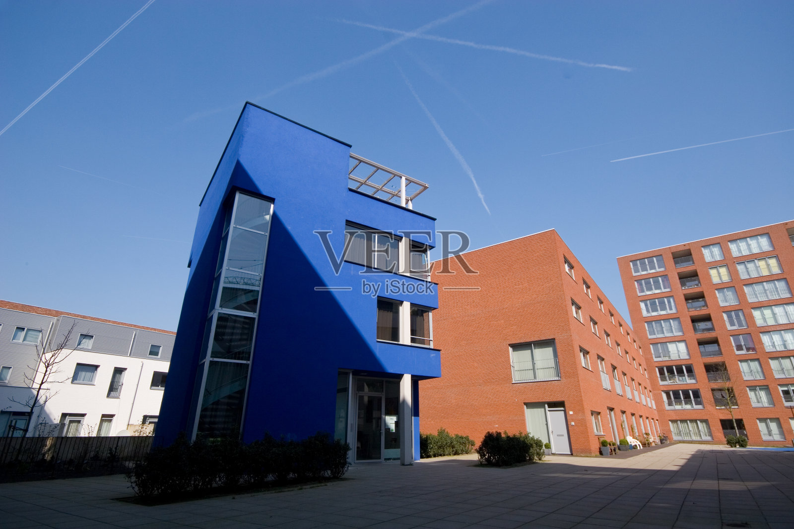 现代的房子照片摄影图片