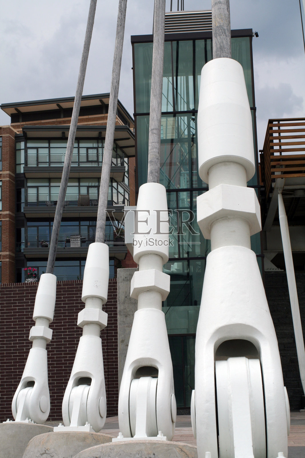 桥电缆照片摄影图片