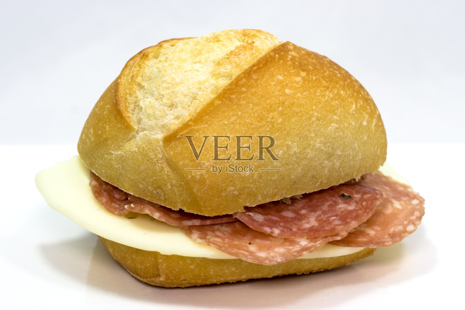 意大利香肠三明治照片摄影图片