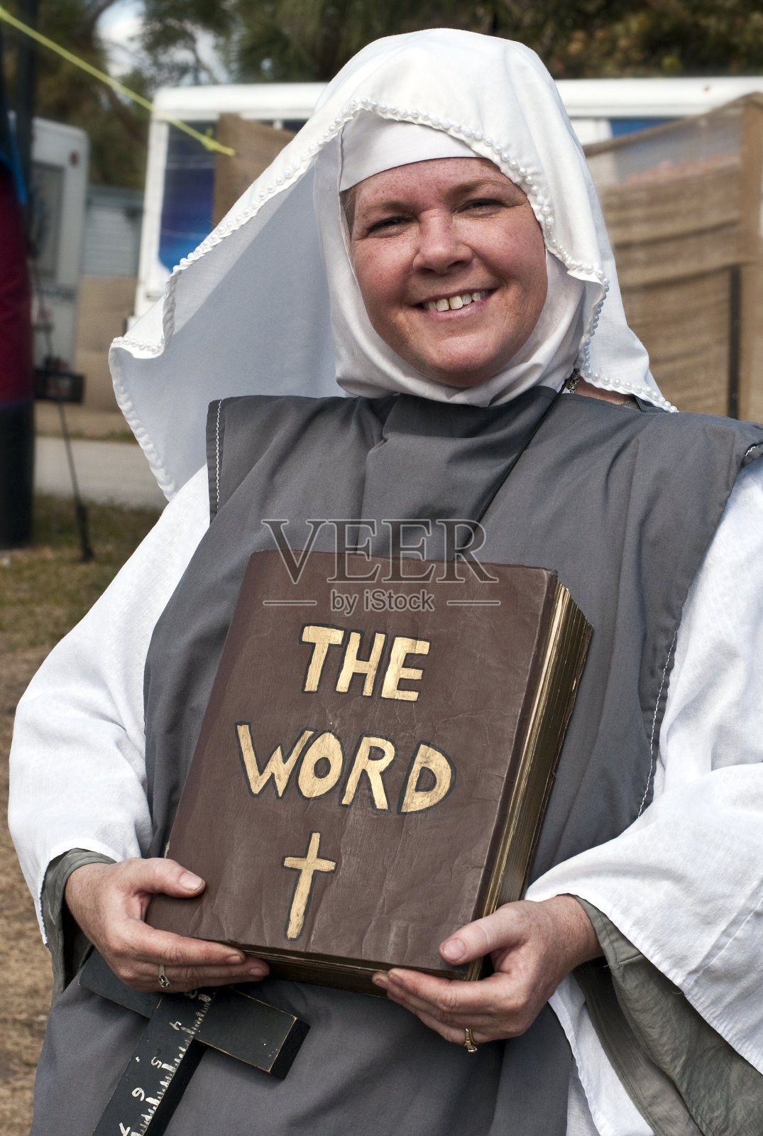 神的女人照片摄影图片