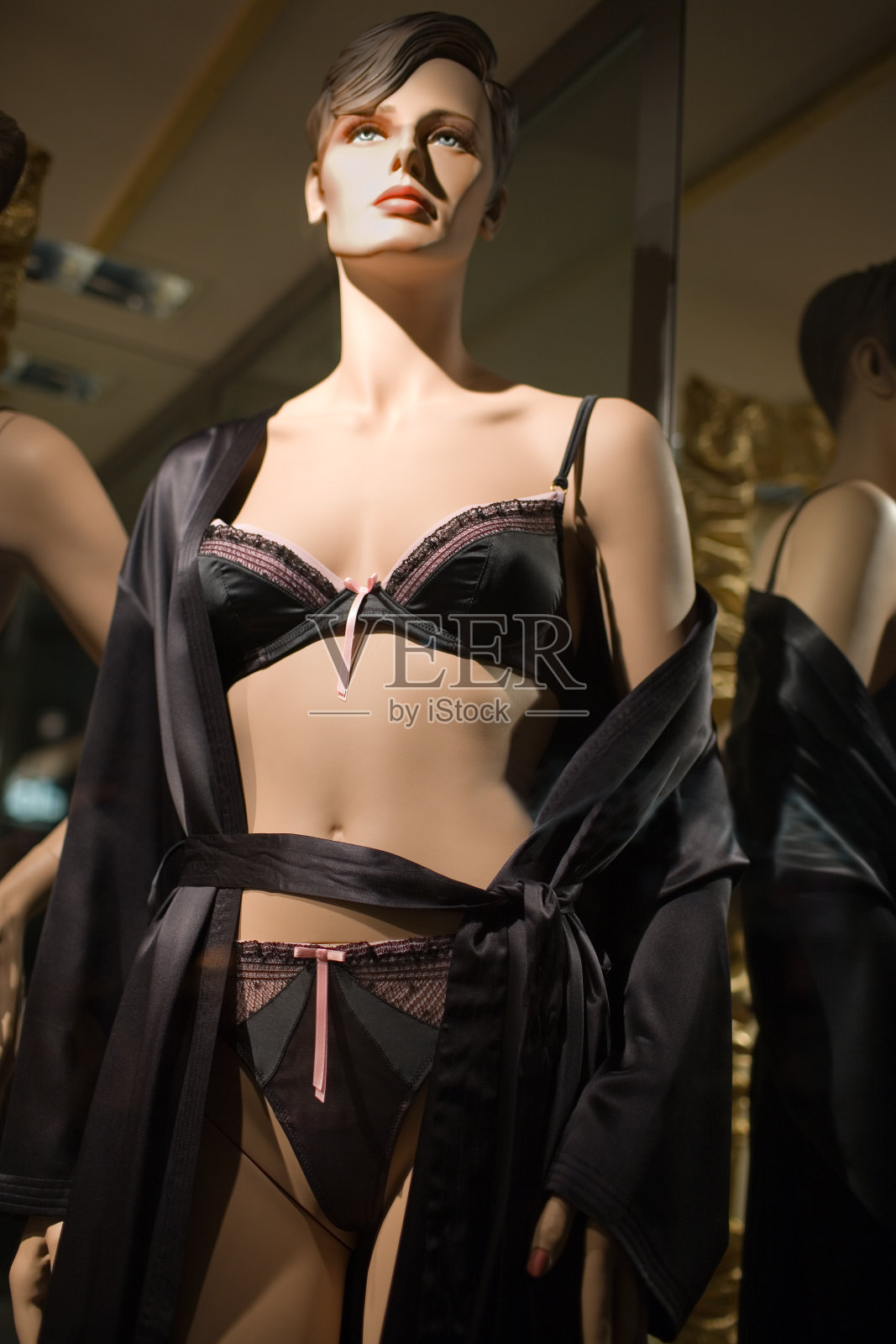 黑色的内衣照片摄影图片