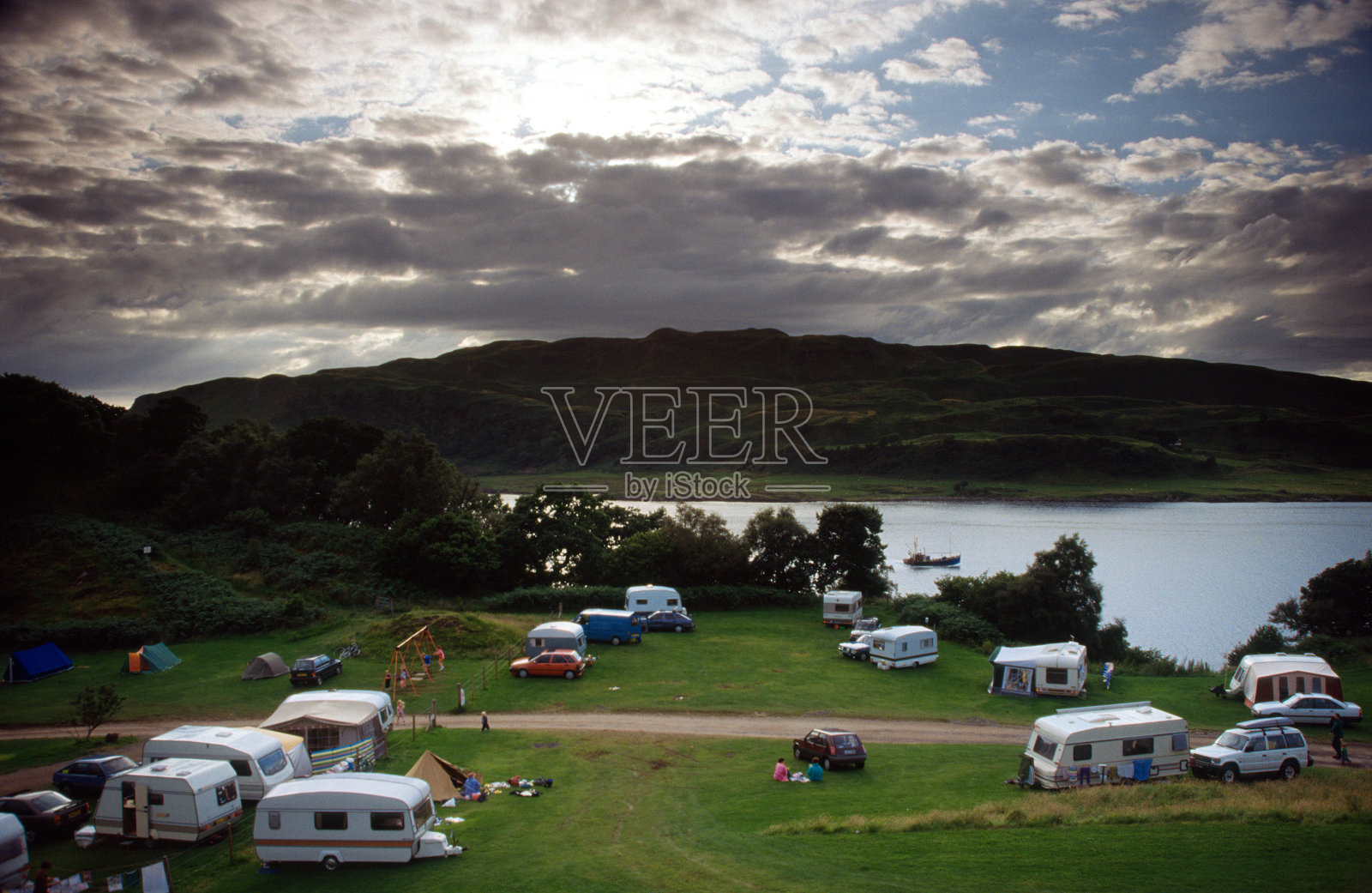 营地在苏格兰照片摄影图片