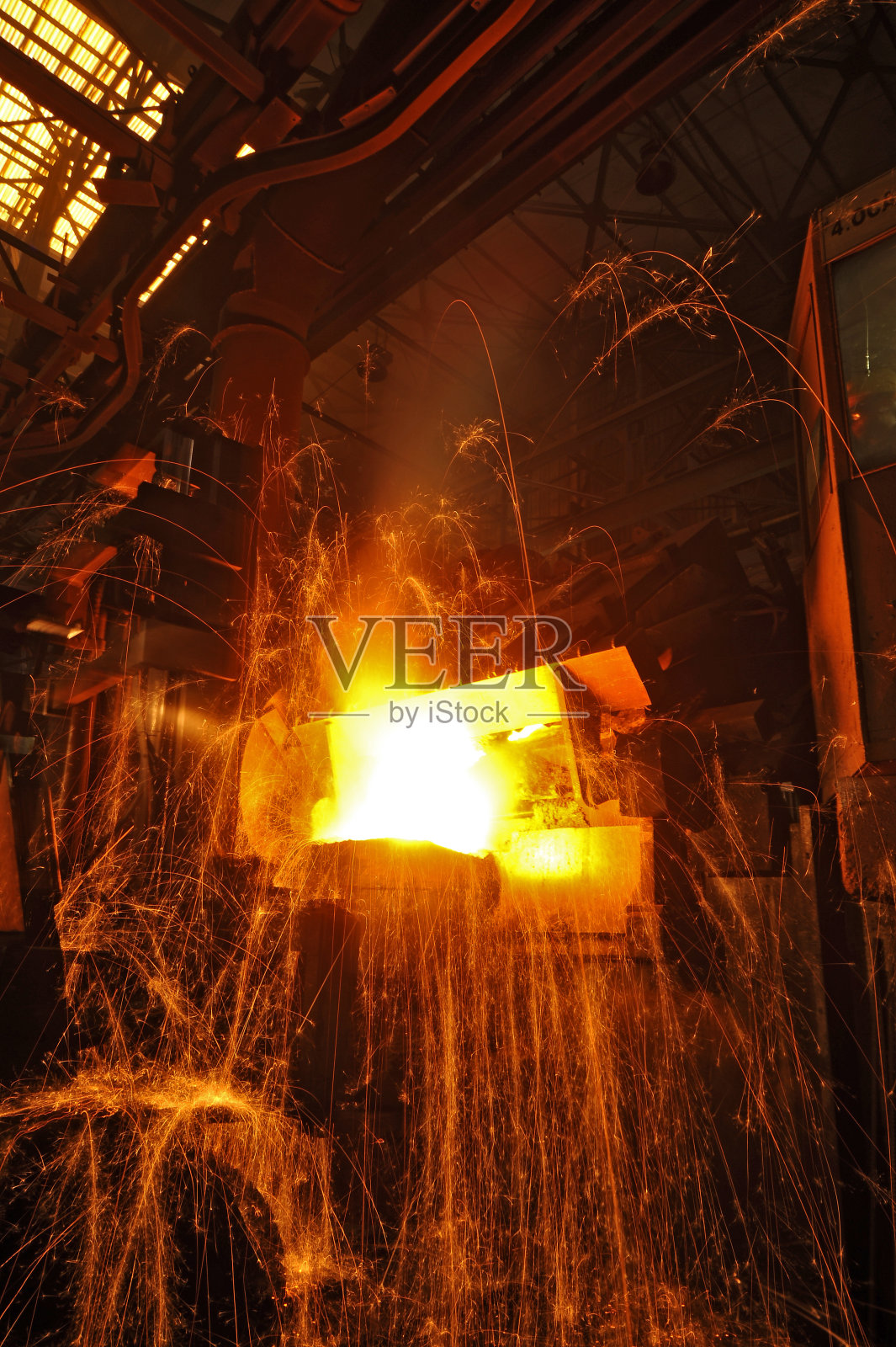 钢铸件照片摄影图片