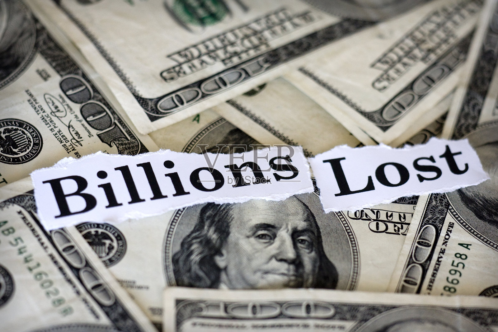 数十亿美元的损失照片摄影图片