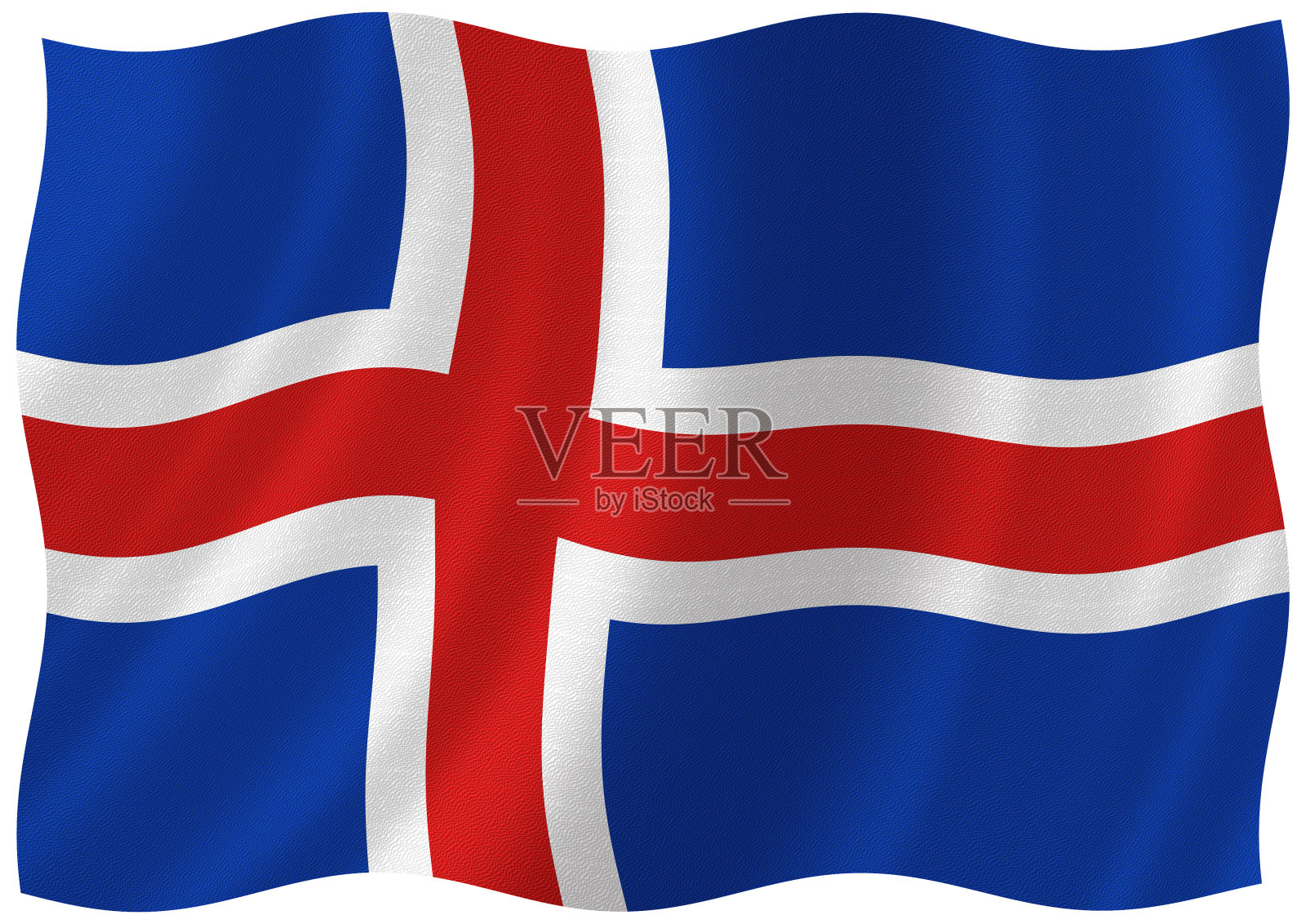 冰岛的旗帜照片摄影图片